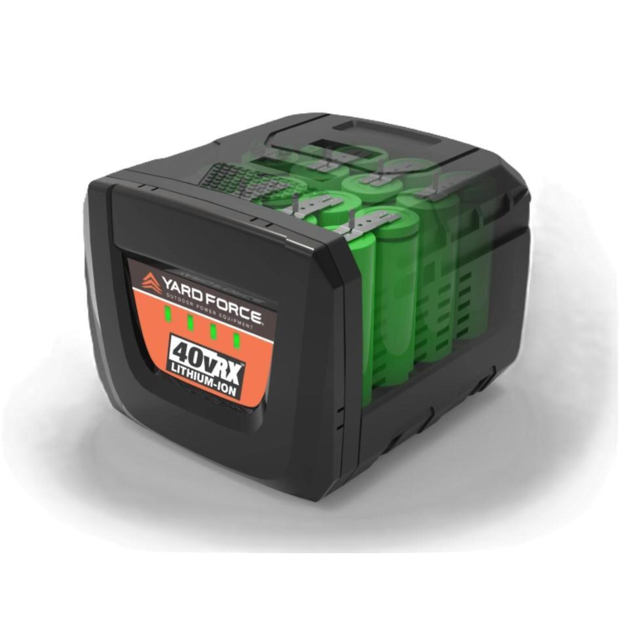Yard Force, YF40vRX 40 V Lithium-Ion Battery Pack, 5 Ah, Model # YF40VRX5.0, 3-Year Warranty